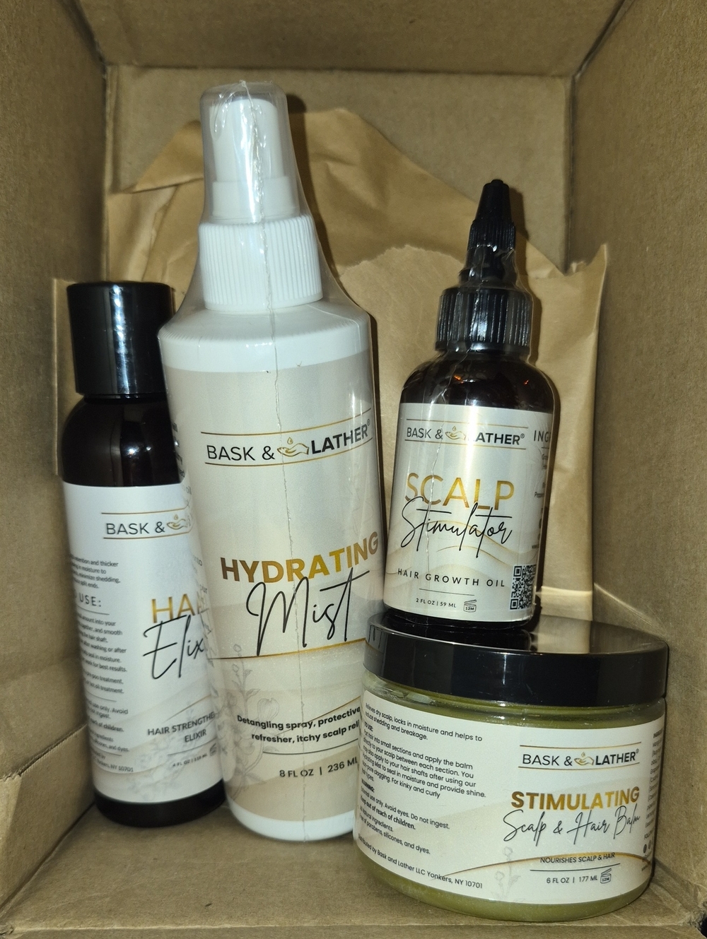 Bask N Lather Moisture Haircare Bundle Nwt